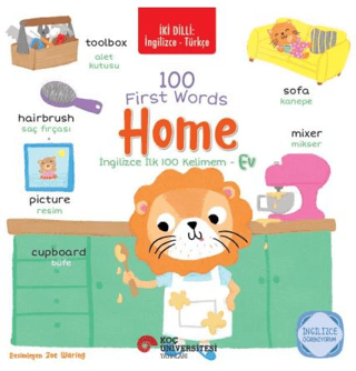 100 First Words Home - İngilizce İlk 100 Kelimem - İki Dilli: İngilizce - Türkçe/Kolektif - 1