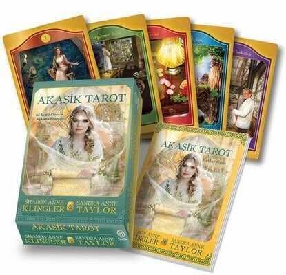 Akaşik Tarot Kartları Cep Boy - Sharon Anne Klingler, Sandra Anne Taylor - 1