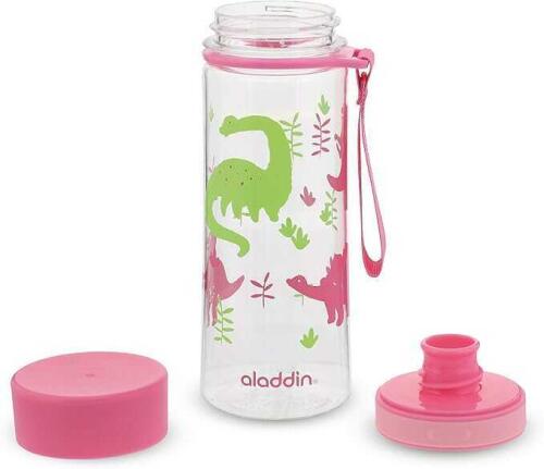 Aladdin My First Aveo Water Bottle 0.35L - Dino Pink Print - 1