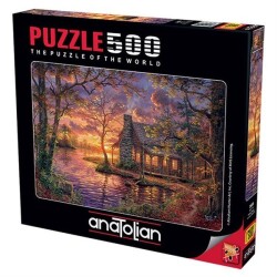 Anatolian 3608 Gizli Yer 500 Parça Puzzle - 1