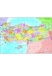 Anatolian Puzzle 260 Parça Türkiye Siyasi Haritası 3269 - 2
