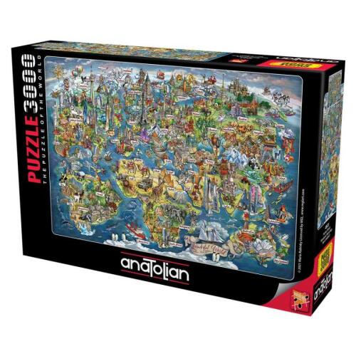 Anatolian Puzzle Harika Dünya 3000 Parça - 1