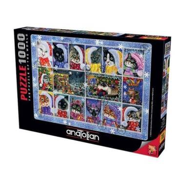 Anatolian - Puzzle Kediler 1000 Parça 1103 - 1