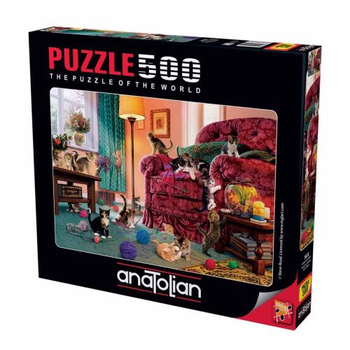 Anatolian Puzzle Şımarık Kediler 500 Parça 3632 - 1