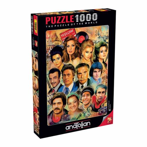 Anatolian Puzzle Yeşilçam Yıldızları 1000 Parça 1155 - 1