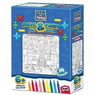 Art Kids Puzzle Çöz Boya Çarpma 5848 - 1