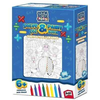 Art Kids Puzzle Çöz Boya Çıkarma 5847 - 1