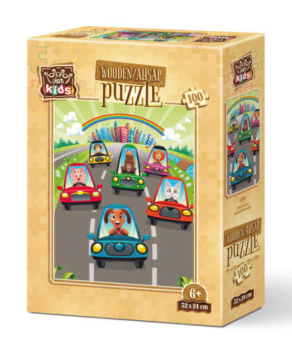 Art Puzzle Kids Sevimli Sürücüler - 1