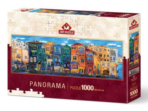 Art Puzzle Renkli Kasaba 1000 Parça Panorama 5350 - 1