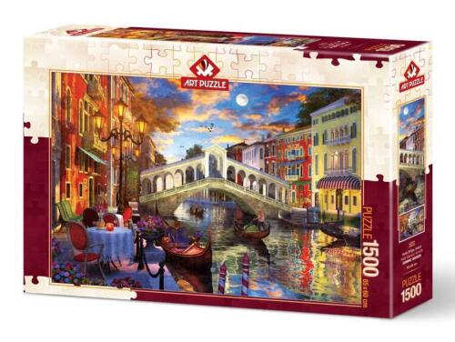 Art Puzzle Rialto Köprüsü Venedik 1500 Parça 5372 - 1