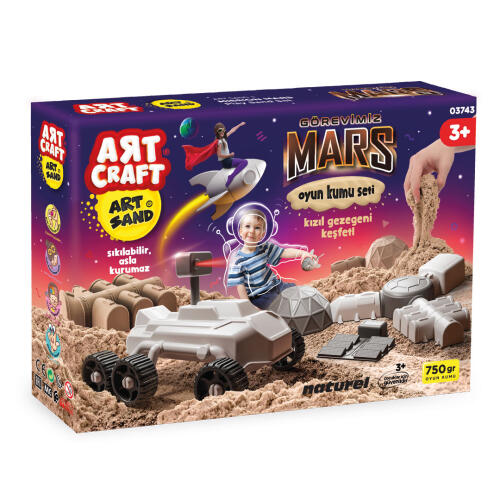 Artcraft Görevimiz Mars Kinetik Kum Seti 750 Gr. FEN-03743 - 1