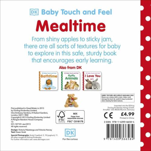 Baby Touch and Feel - Mealtime - Kolektif - Dorling Kindersley Publishers LTD - Çocuk Kitapları - 2