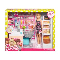 Barbie Süpermarkette Oyun Seti FRP01 - 1