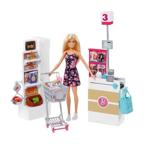 Barbie Süpermarkette Oyun Seti FRP01 - 2