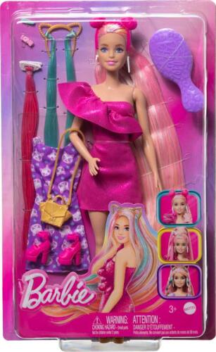 Barbie Upuzun Muhteşem Saçlı Bebekler Pembe Saçlı Bebek JDC85 - 1