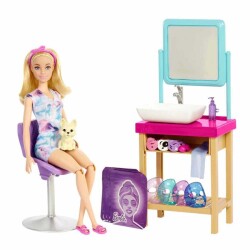 Barbie Welness- Işıltı Dolu Spa Günü Oyun Seti HCM82 - 1