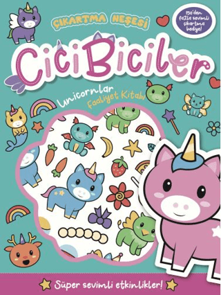 Cicibiciler Unicornlar Faaliyet Kitabı - Çıkartma Neşesi - 1