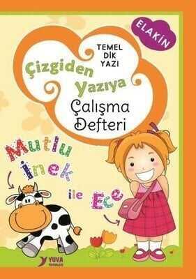 Çizgiden Yazıya Çalışma Defteri-Dik Temel Harflerle - Kolektif - 1