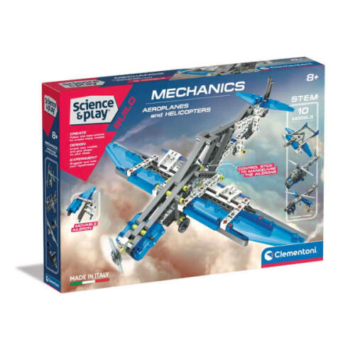 Clementoni Mekanik Laboratuvarı Uçaklar ve Helikopterler 75028TR - 1