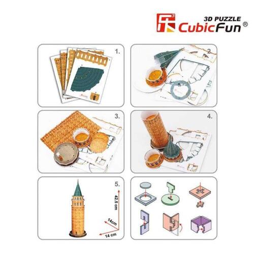 Cubic Fun 3 Boyutlu Puzzle Galata Kulesi - 2