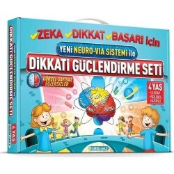 Dikkat Güçlendirme Seti Neuro-Via Sistemi (4 Yaş) - Osman Abalı - Adeda Yayınları - 1