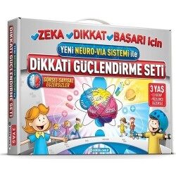 Dikkati Güçlendirme Seti 3 Yaş - Yeni Neoro - Via Sistemi İle - Kolektif - Adeda Yayınları - 1