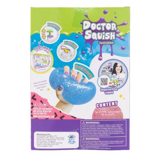 Doctor Squish Squishy Pack Refill V2 10 Balloons + Clips - 1