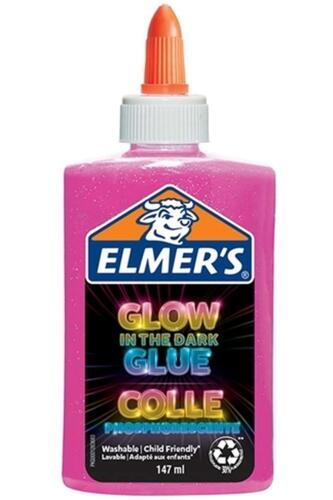 Elmers Karanlıkta Parlayan Yapıştırıcı Pembe - 1