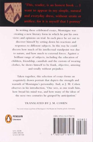 Essays - Michel de Montaigne - Penguin Books - 2