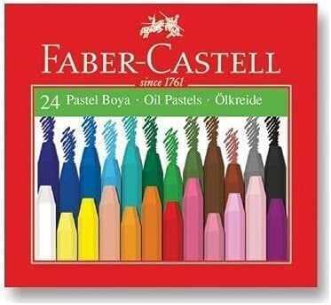 Faber Castell Pastel Boya 24 Renk Karton Kutu 125324 - 1