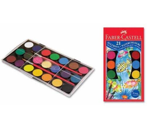 Faber-Castell Suluboya 21 Renk Büyük Boy (5292125021) - 1