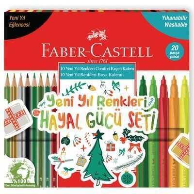 Faber Castell Yeni Yıl Renkleri Hayal Gücü Seti 20'Li - 1