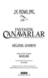 Fantastik Canavarlar Nelerdir, Nerede Bulunurlar? (Orijinal Senaryo) - J. K. Rowling - 2