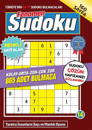 Fenomen Sudoku Bulmaca - 14 - 1