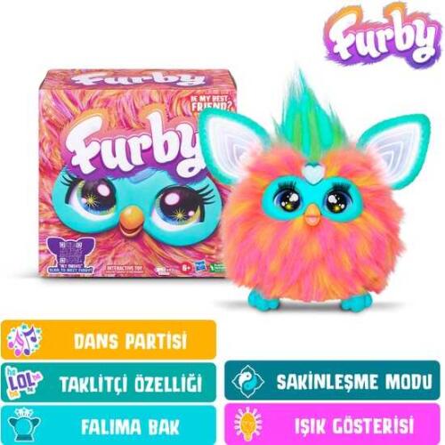 Furby Mercan İnteraktif Peluş Oyuncak F6744 - 1