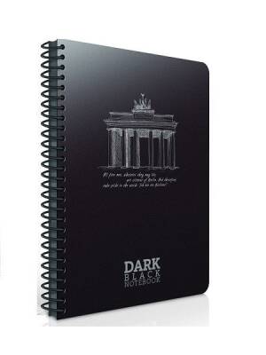 Gipta 2674 Dark 12x17 50 Yaprak PP Kapak Düz Defter - 1