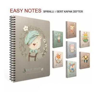 Gıpta Defter Easy Notes Spiralli Çizgili - 1