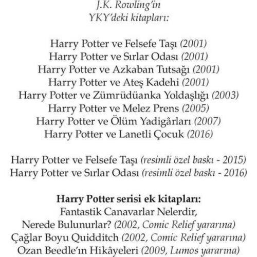 Harry Potter ve Felsefe Taşı - 1 - J. K. Rowling - Yapı Kredi Yayınları - 3