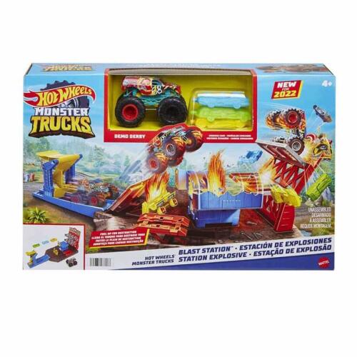 Hot Wheels Monster Trucks Patlama İstasyonu Oyun Seti HFB12 - 1