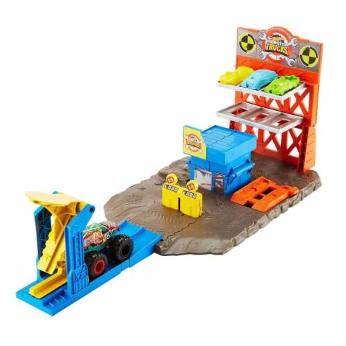 Hot Wheels Monster Trucks Patlama İstasyonu Oyun Seti HFB12 - 5