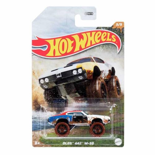 Hot Wheels Mud Runner Arabalar HFW36 (Asorti) - 4