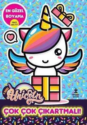 I Love Unicorn En Güzel Boyama - Çok Çok Çıkartmalı! - 1