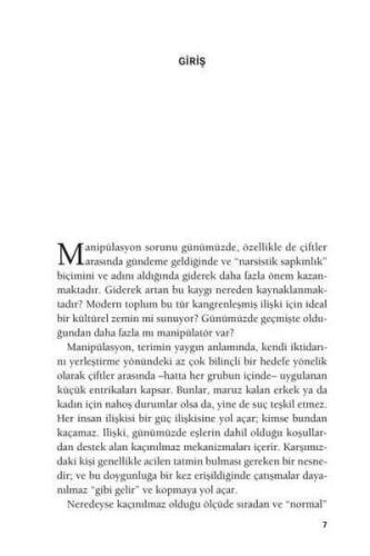 İkili İlişkilerde Duygusal Manipülasyon: Narsist Bir Partnerle Yüzleşmek - Pascale Chapaux-Morelli - İletişim Yayınevi - 4