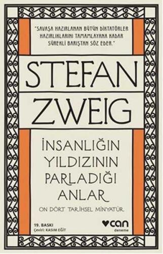 İnsanlığın Yıldızının Parladığı Anlar - Stefan Zweig - Can Yayınları - 1