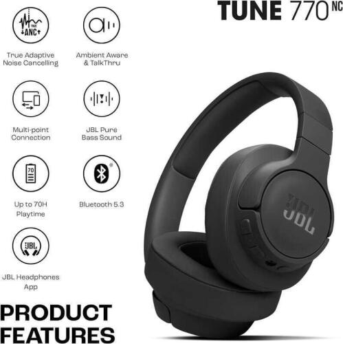 JBL Tune 770 BTNC Kulaklık ANC CT OE Siyah - 6