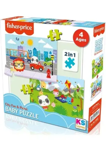 Ks Baby Puzzle City Fun & Picnic 2in1 - 1