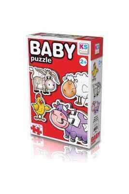 Ks Games Baby Puzzle Çiftlik Hayvanlari 12002 - 1