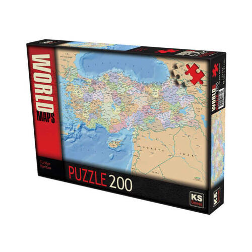 Ks Games Türkiye Haritasi 11331 Puzzle 200 - 1