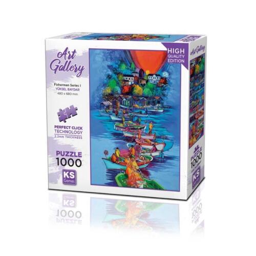 Ks Puzzle 1000 Parça Fishermen Series I 20687 - 1