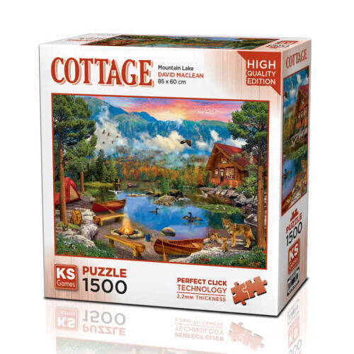 Ks Puzzle 1500 Parça Mountain Lake 22036 - 1